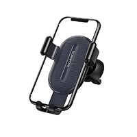 Suport Auto Borofone BH11 Gravity Negru, 4.6 inch, prindere la ventilatie
