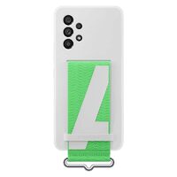 Husa Originala Samsung Galaxy A53 5G Silicone Cover with Strap White