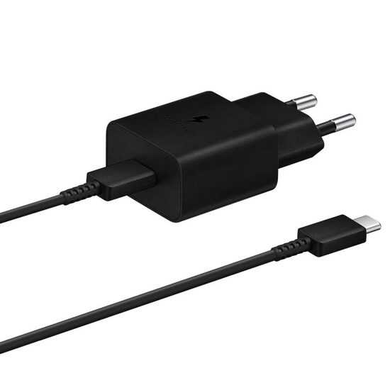 Set Incarcator Retea Samsung Original cu cablu Type-C,15W,Black