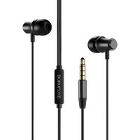 Casti In-Ear Borofone BM29 Gratified cu microfon, Jack 3.5mm, Negru