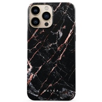 Husa iPhone 13 Pro Burga Dual Layer Rose Gold Marble