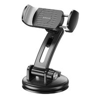 Suport Auto Borofone BH62 Bora Negru, 4.5-7 inch, prindere de bord sau parbriz