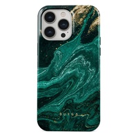 Husa iPhone 13 Pro Burga Dual Layer Emerald Pool