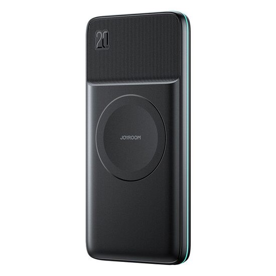 Acumulator Externa Joyroom Quick Charge 10000mAh, 20W+Încărcător magnetic wireless Qi 15W, Negru