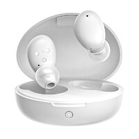 Casti True Wireless QCY T16 Dynamic-armature Drivers, Qualcomm Bluetooth, Alb