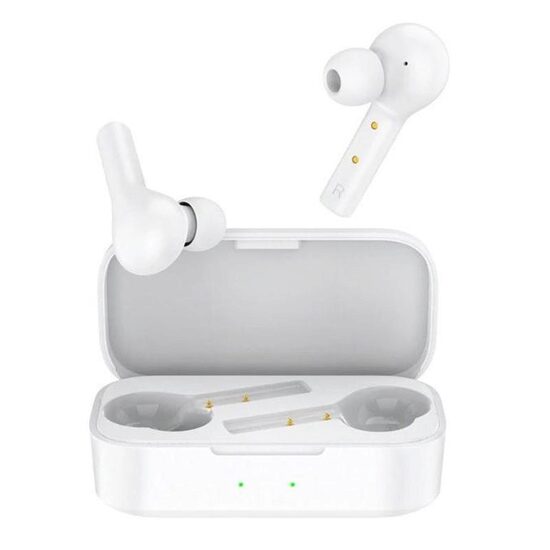 Casti True Wireless QCY T5S Bluetooth, Alb