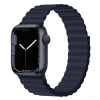 Curea Apple Watch 42mm / 44mm / 45mm Devia Deluxe Series Sport 3 Silicone Magnet Indigo