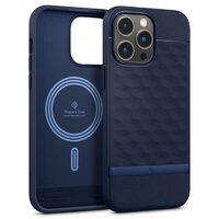 Husa iPhone 14 Pro Spigen Caseology Parallax MagSafe Midnight Blue