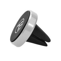 Suport Tellur Auto Magnetic MCM4 prindere la ventilatie, Argintiu