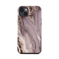 Husa iPhone 14 Burga Dual Layer Golden Taupe