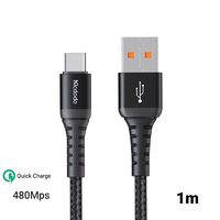 Cablu Mcdodo Buy Now Series USB la Type-C,3A, 1m, Black