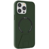 Husa cu suport iPhone 14 Pro Max Devia Randy Series Magnetic Army Green