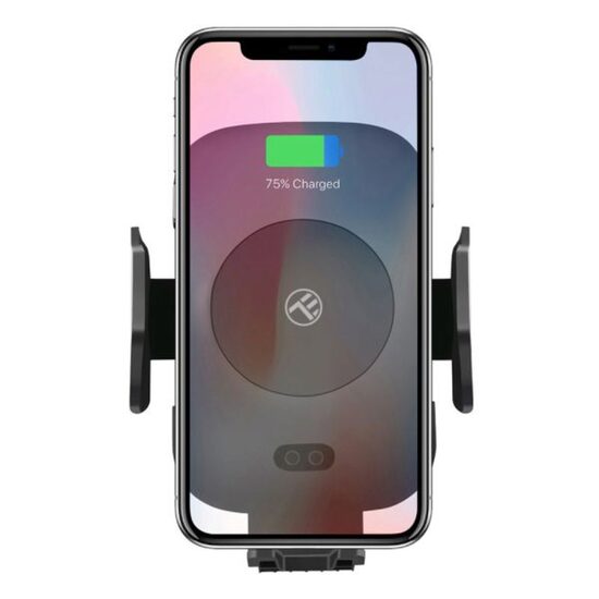 Incarcator Auto Wireless Tellur cu suport auto, senzor IR WCCM2, Negru