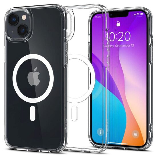 Husa iPhone 14 Plus Spigen Ultra Hybrid MagSafe White