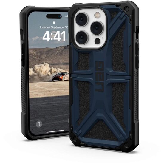 Husa iPhone 14 Pro UAG Monarch Series Mallard, military drop tested
