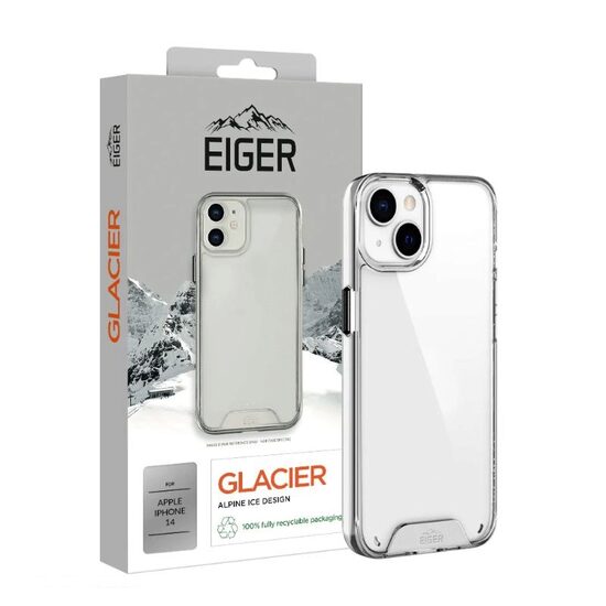 Husa iPhone 14 Eiger Glacier Case Clear