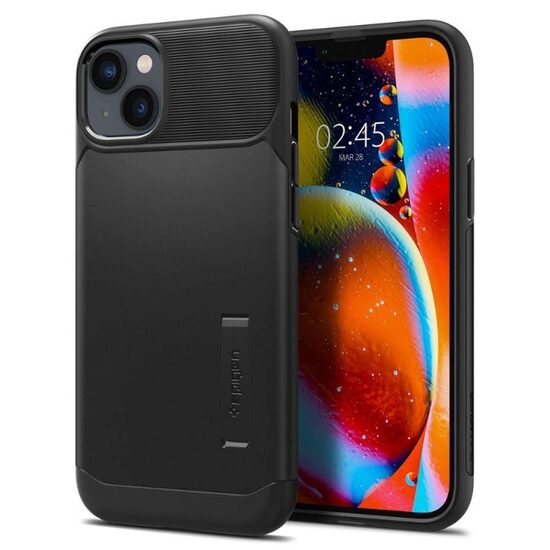 Husa iPhone 14 Spigen Slim Armor Black