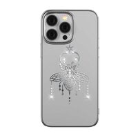 Husa cu Cristale Swarovski iPhone 14 Pro Max Devia Summer Series Protective Silver