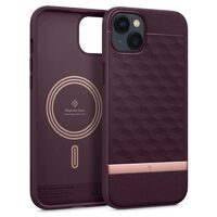 Husa iPhone 14 Spigen Caseology Parallax MagSafe Burgundy