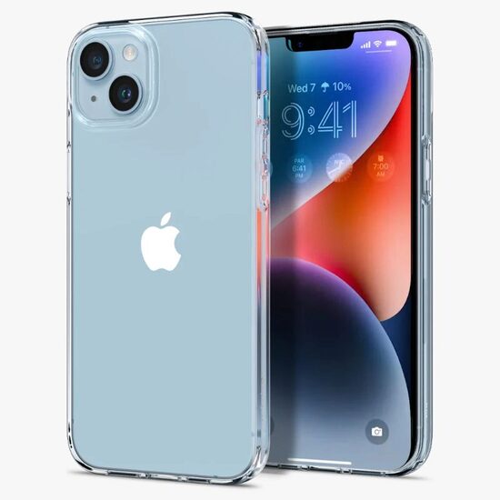 Husa Spigen Liquid Crystal iPhone 14 Plus Crystal Clear