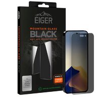 Folie iPhone 14 Pro Eiger Sticla Mountain Glass Privacy Black