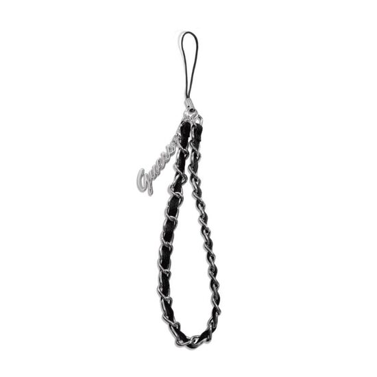 Snur / Pandantiv telefon Guess Chain Charms Negru