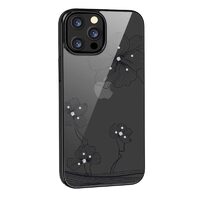 Husa iPhone 13 Pro Devia Crystal Flora Black