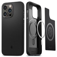 Husa iPhone 14 Pro Max Spigen Mag Armor MagSafe Matte Black