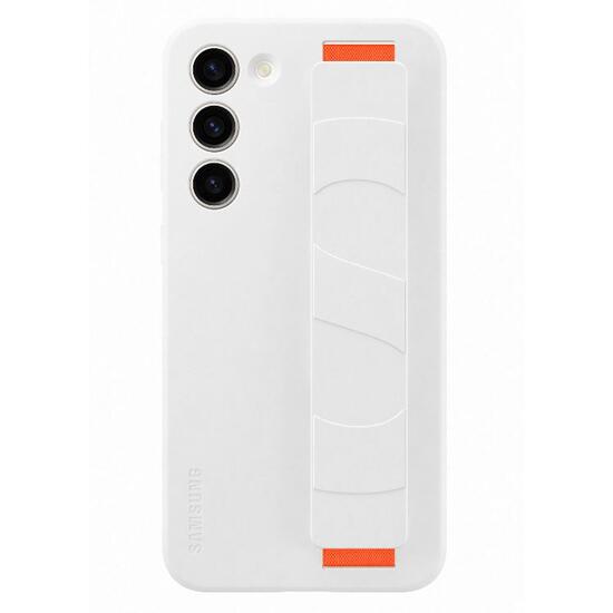 Samsung Husa Originala Silicone Grip Cover Samsung Galaxy S23 Plus White