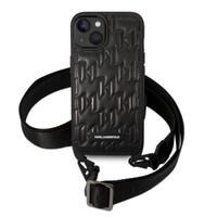 Karl Lagerfeld Husa Monogram Crossbody iPhone 14 Negru