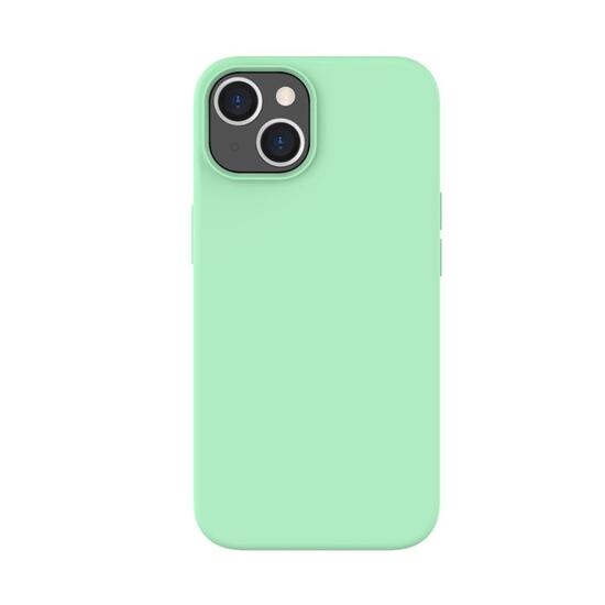 Lemontti Husa Liquid Silicon MagCharge iPhone 14 Fistic (protectie 360°, material fin, captusit cu microfibra)