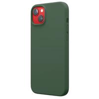 Lemontti Husa Liquid Silicon MagCharge iPhone 14 Plus Verde (protectie 360°, material fin, captusit cu microfibra)