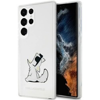 Karl Lagerfeld Husa Choupette Eat Samsung Galaxy S23 Ultra Transparent