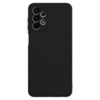 Lemontti Husa Silicon Soft Slim Samsung Galaxy A23 4G / A23 5G Black (material mat si fin, captusit cu microfibra)