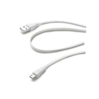 Cablu Date Micro Usb Cellularline USBDATACMICROUSBW  Negru