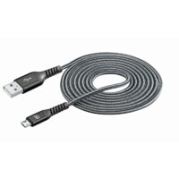 Cablu Cellularline Extreme 2M MicroUsb Negru Fast Charge