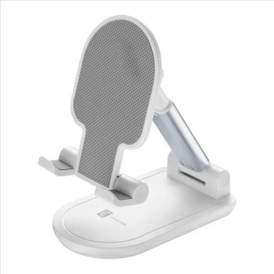 Suport Celullarline Universal Birou Alb pentru Telefon sau Tableta