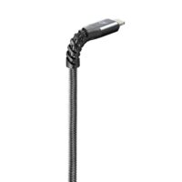 Cablu Cellularline Extreme Textil Usb to Lightning 2M Negru
