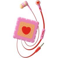 Casti cu Fir Cellularline Cute&amp;Sweet Biscuit Microfon Jack 3.5mm