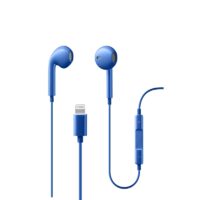 Casti cu Fir Cellularline Swan Microfon cu Input Lightning Albastru