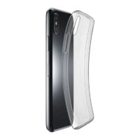 Husa Cover Cellularline Silicon slim pentru iPhone XS Max Transparent
