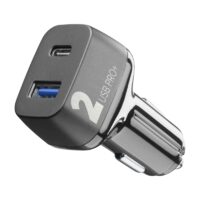 Incarcator Auto Cellularline  2xUSB  Negru
