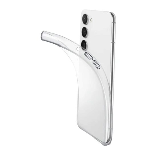 Husa Cover Cellularline Silicon slim pentru Samsung Galaxy S23 Transparent
