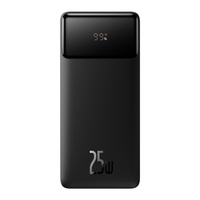Baseus Acumulator extern Bipow Digital Display Quick Charge 20000mAh, 25W, 2x USB, 1x USB Type C, Negru
