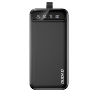 Dudao Acumulator extern Lanterna incorporata 30000 mAh, 10W, 2x USB, Negru