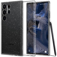 Spigen Husa Liquid Crystal Glitter Samsung Galaxy S23 Ultra Transparent