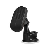 Pitaka Suport Auto Magnetic MagEZ Pro Incarcare Wireless, fixare prin ventuza, Negru