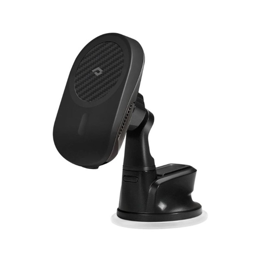 Pitaka Suport Auto Magnetic MagEZ Pro Incarcare Wireless, fixare prin ventuza, Negru