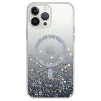 Devia Husa Shiny Series Original Design Magnetic iPhone 15 Pro Max  Transparent / Negru
