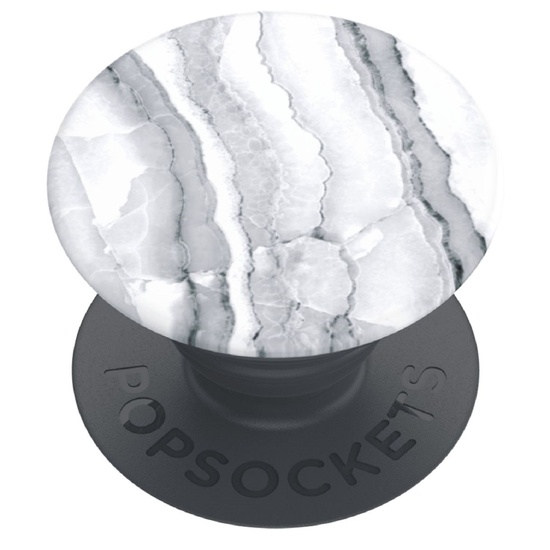 Popsockets Suport PopGrip Basic Adeziv White Granite